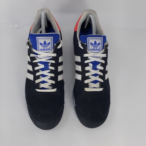 New Mens Boys Adidas Samoa Originals Retro White Leather Smart Genuine Trainers | eBay